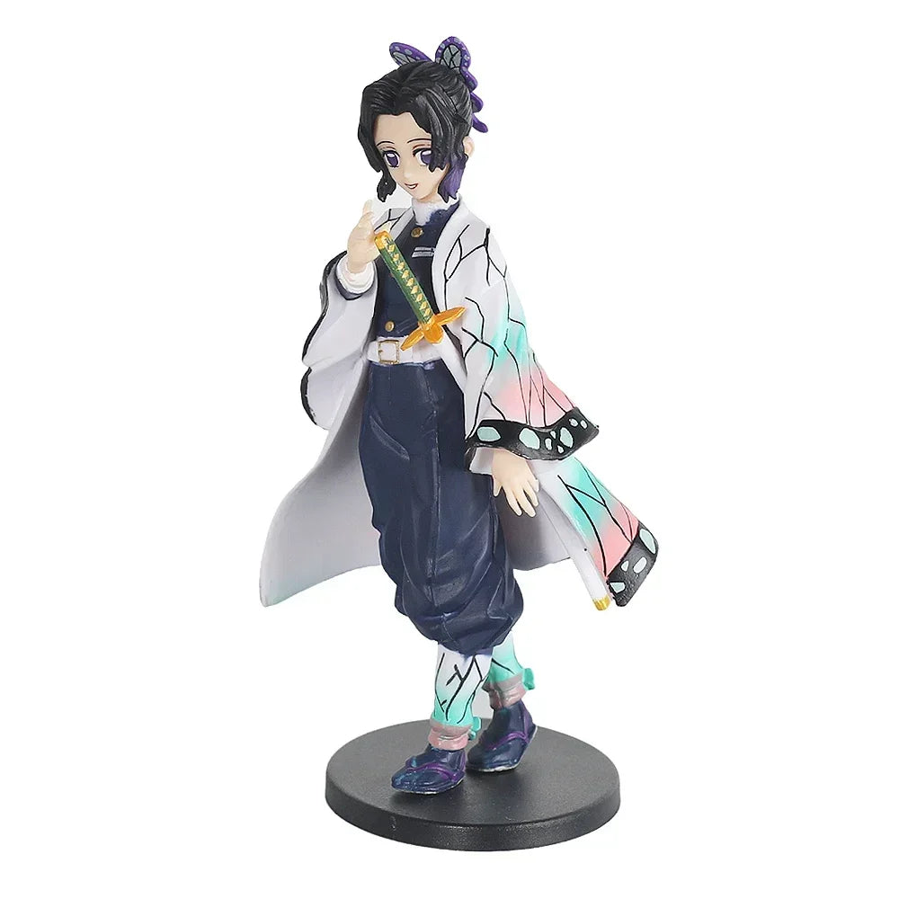 Demon Slayer Sitting Action Figures – Tanjiro, Nezuko, Rengoku & More