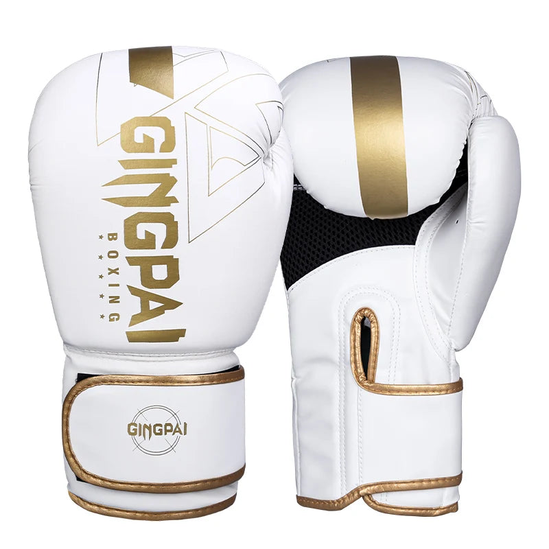 Professional PU Boxing Gloves 6–14oz | Muay Thai, MMA & Kickboxing Training