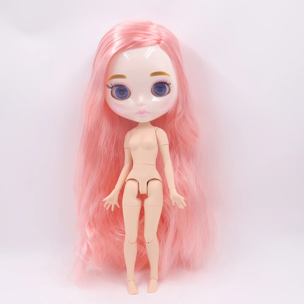 ICY DBS Blyth Doll 30CM BJD – Natural Shiny Face with Extra Hands