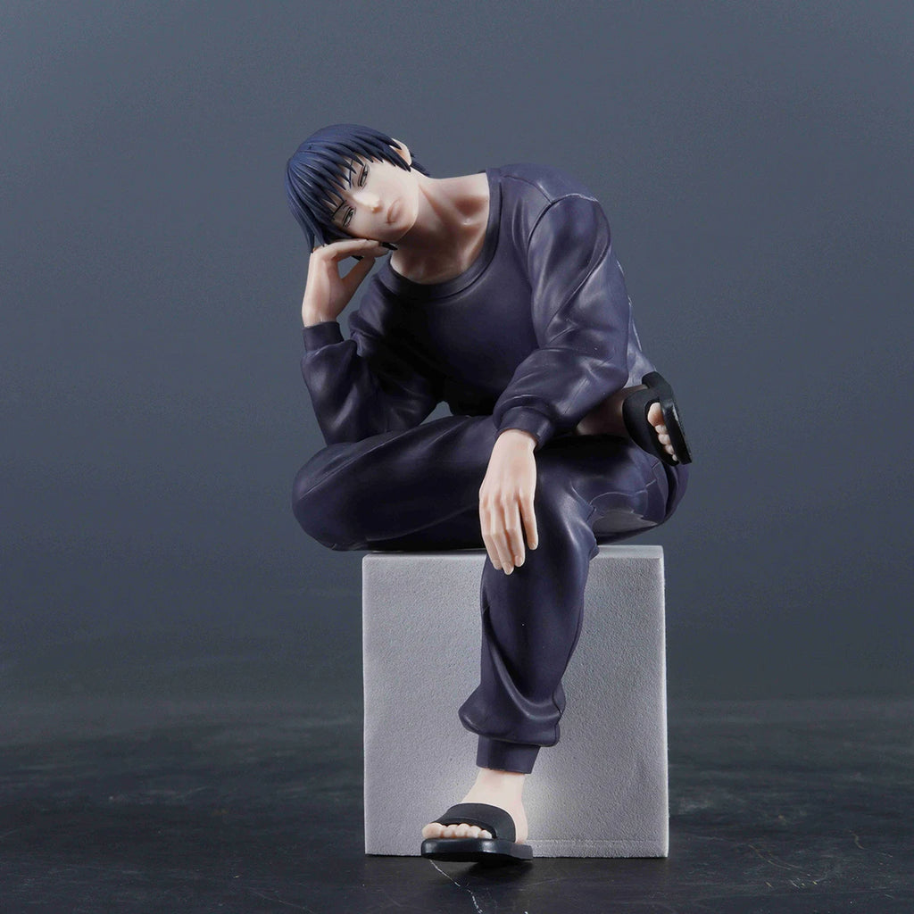 Anime JJK figures Toji Fushiguro Sitting Pose Model Action Figure Toy Gift Peripheral collection home decor Fushiguro Toji Doll