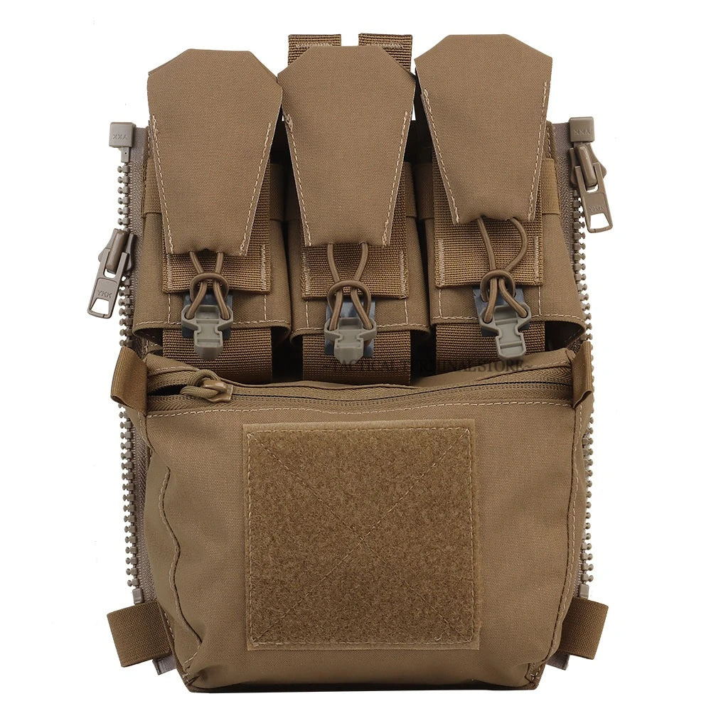 Assault Adapt Banger Back Panel Zip On Rear Pack Tactical Vest GP Pouch Multitools Pocket FCPC V5 Plate Carrier Accessories Bag