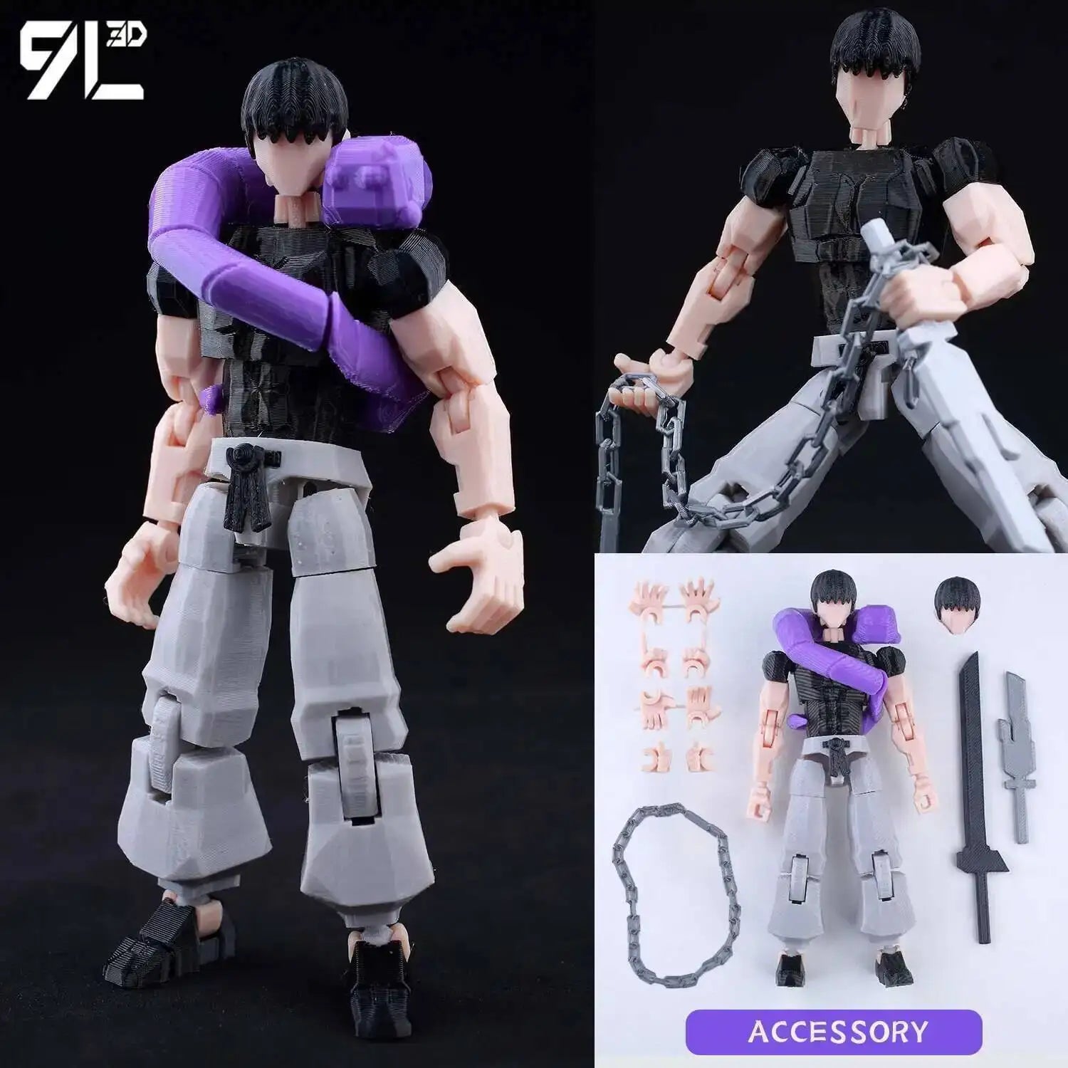 Jujutsu Kaisen Itadori Multi-Jointed Movable Figure – LUCKY13 Training Ver. Stress Relief Toy