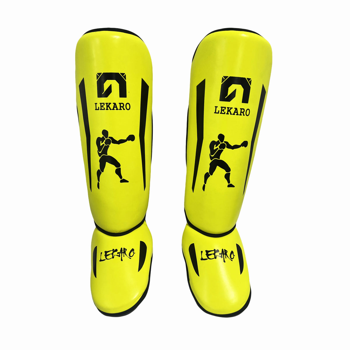 Adult Boxing Shin Guards with Instep Protection | Muay Thai & MMA Gear
