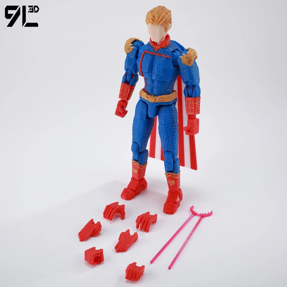 Mark Grayson Invincible Bulletproof Action Figure – 3D Printed Anime Collectible