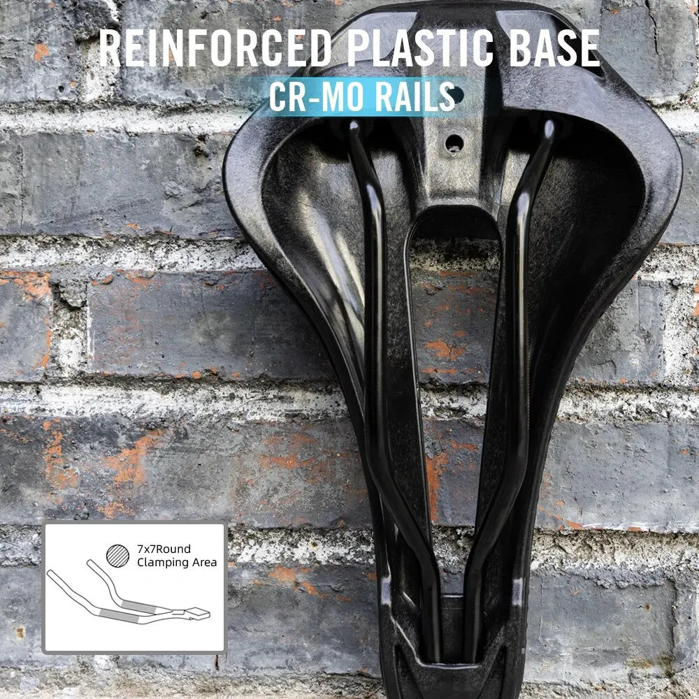 RYET 3D Printed Ultralight Bike Saddle – Carbon Fiber Hollow Breathable MTB & Road Cycling Seat